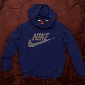 Mens Medium Blue Nike Hoodie